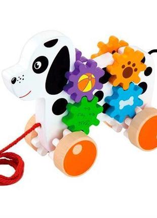 Іграшка-каталка viga toys "щеня" (50977)