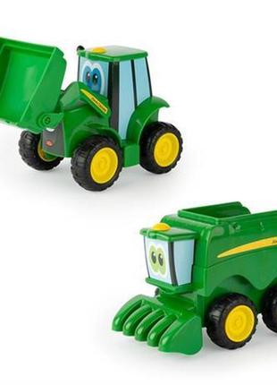 Іграшкові машинки john deere kids друзі фермера 2 шт. (47193)