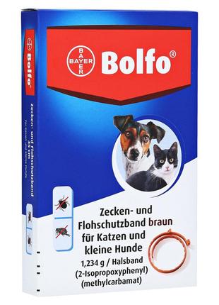 Bolfo ошейник от блох и клещей для котов и маленьких собак 35см ( bayer )1 фото