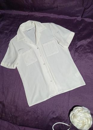 Блуза шелковая сливочного цвета люкс бренда