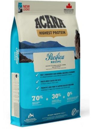 Сухий корм для собак acana pacifica dog recipe 5 різновидів морської риби 100 г