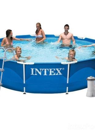 Басейн каркасний intex 28210-6, 366х76 см, (фільтр-насос 3785 ...