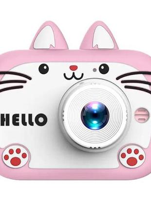Дитячий фотоапарат x900 cat, pink