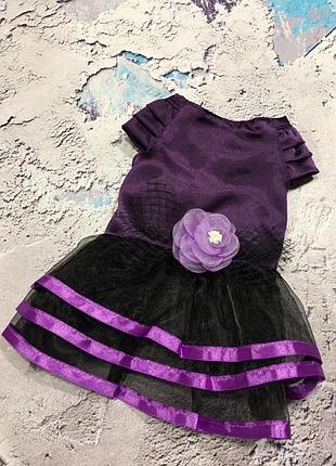 Платье для собак multibrand "retro satin" фиолет
