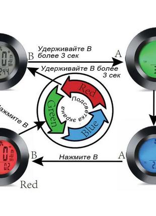 Велокомп'ютер 995/997, підсвічування дисплея, 22 функцій, wate...5 фото