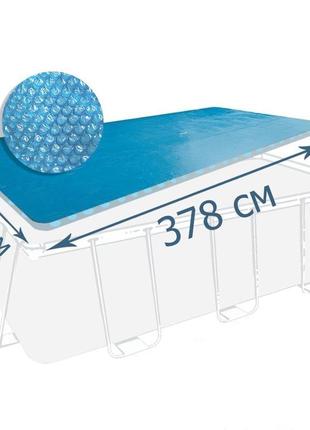 Солярна плівка для басейну intex 28028, 378-186 см, для басейн...
