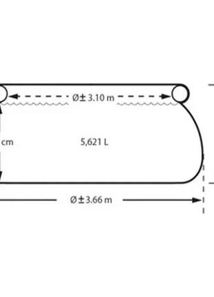 Надувний басейн intex 28130, 366х76 см4 фото