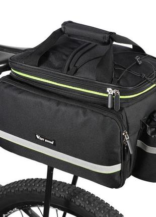 Велосумка на багажник 950g (сумка-штани)