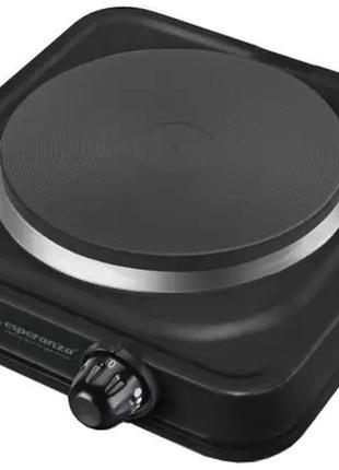 Електрична плита esperanza ekh003k, настільна однокамфорна, 10...