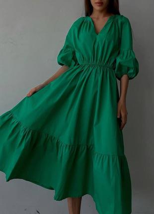 Жіноча сукня із льону10 фото