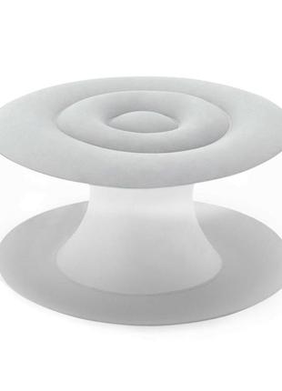 Надувне крісло bestway 75085, 82х82х41 см, з led-підсвіткою, біле