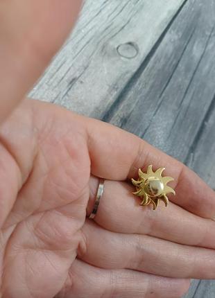 Брошь пена солнце