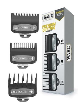 Комплект насадок wahl premium 3 шт 1,5, 3, 4,5 мм 03354-5001