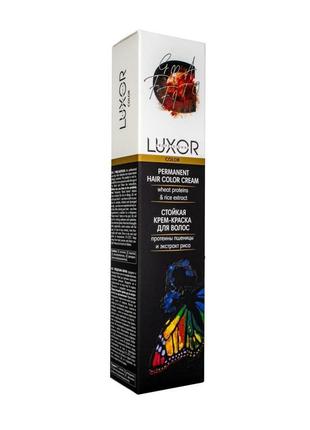 Крем-фарба для волосся luxor professional 9.12 дуже світлий бл...