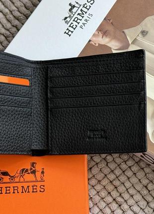 Чоловіче портмоне, гаманець в стилі hermes3 фото