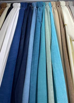 Шторы микровелюр однотонные портьеры пошива отрез