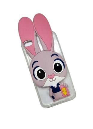 Силіконовий чохол звердополіс rabbit iphone 4/4s