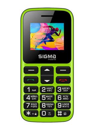 Моб.тел. sigma comfort 50 hit2020 green