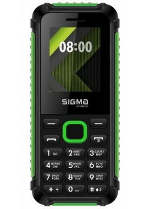 Моб.тел. sigma x-style 14 mini black-green