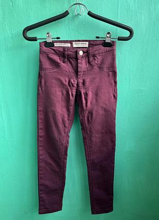 Джинсы скинни с низкой посадкой