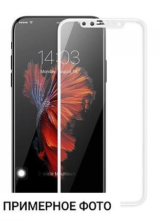 Захисне скло iphone x 5d white (тех. пак)