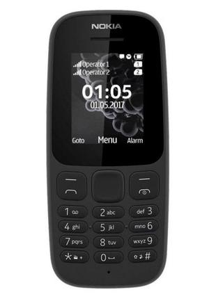 Моб.тел. nokia 105 ss 2019 black1 фото