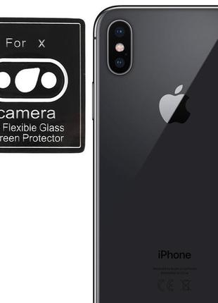 Захисне скло на камеру 0.18 mm для apple iphone x/xs/ xs max b...