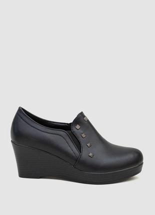 Туфли женские, цвет черный, 243ra54-11 фото