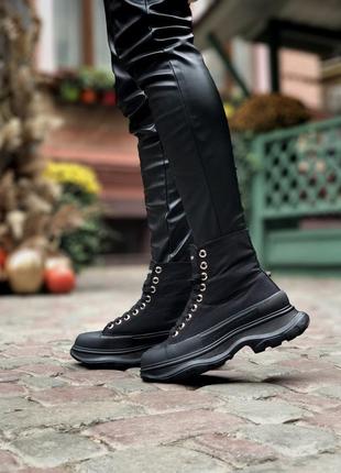 Ботинки alexander mcqueen tread slick😎 черевики10 фото