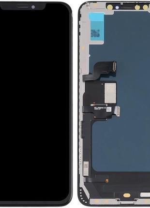 Дисплей + сенсор для apple iphone xs max black jk-incell