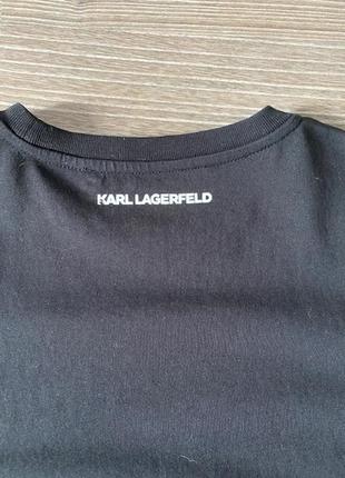 Дизайнерская футболка бренда karl lagerfeld, размер xs, оригинал, новая5 фото