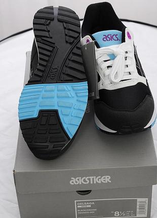 Asics onitsuka tiger gel saga black/orchid6 фото