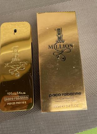 Paco rabanne 1 million 100ml8 фото