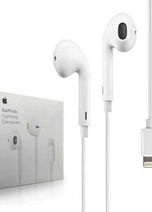 Навушники провідні apple earpods з lightning роз'ємом mmtn2zm/a