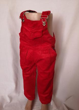 Вельветовий комбінезон