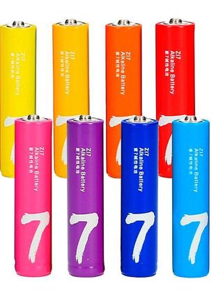 Батарейки xiaomi alkaline battery zi7 rainbow lr03 (aaa)1 фото