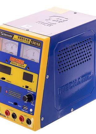 Блок живлення лабораторний mechanic dsp15d5 (15v, 5a)