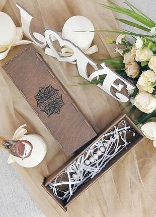 Висувна коробка з фанери 30х12х5см 3мм