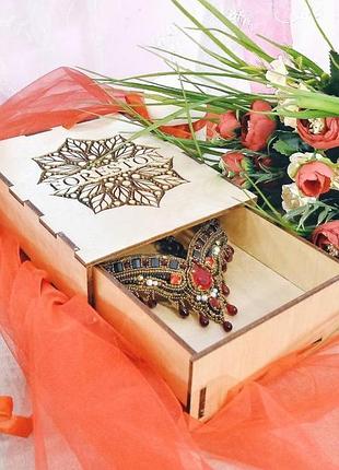 Висувна коробка з фанери 17х11х15см 3мм