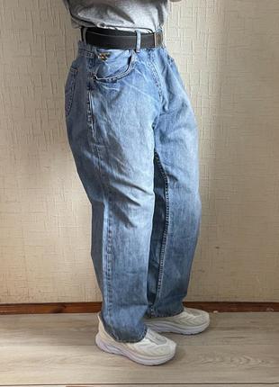 Реп джинсы billabong с вышивкой голубые широкие sk8 ecko dickies y2k5 фото