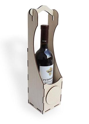 Коробка під пляшку вина/шампанського 98х374х98 мм 3мм