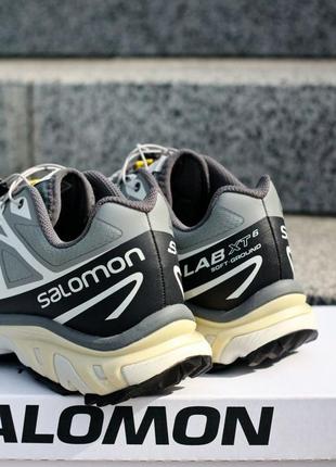 Мужские кроссовки серые salomon xt-6 advanced2 фото