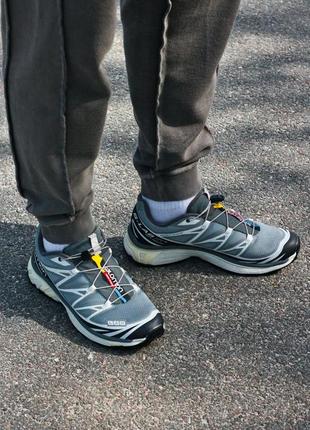 Чоловічі кросівки сірі salomon xt-6 advanced4 фото