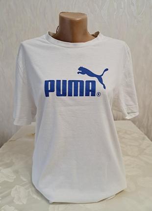 Футболка біла puma1 фото