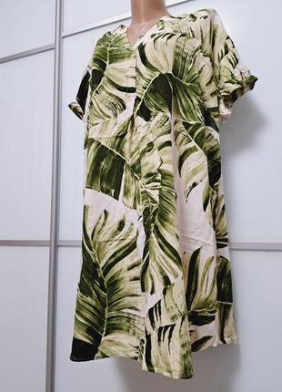 Плаття тропіки, листя2 фото