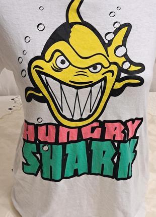 Прикольна футболка акула3 фото
