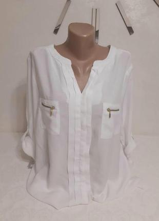 Блуза, сорочка біла1 фото