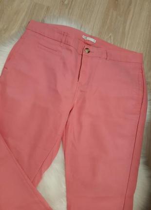 Рожеві штани літні3 фото