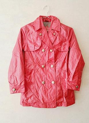 Рожева куртка плащ1 фото