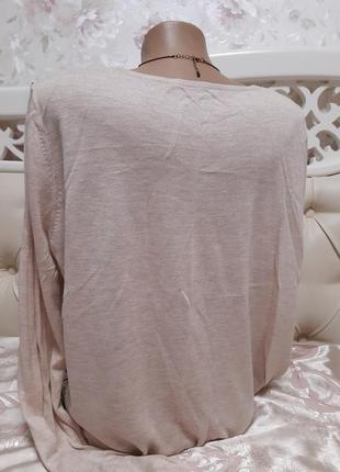 Ніжна комбинировая блуза4 фото